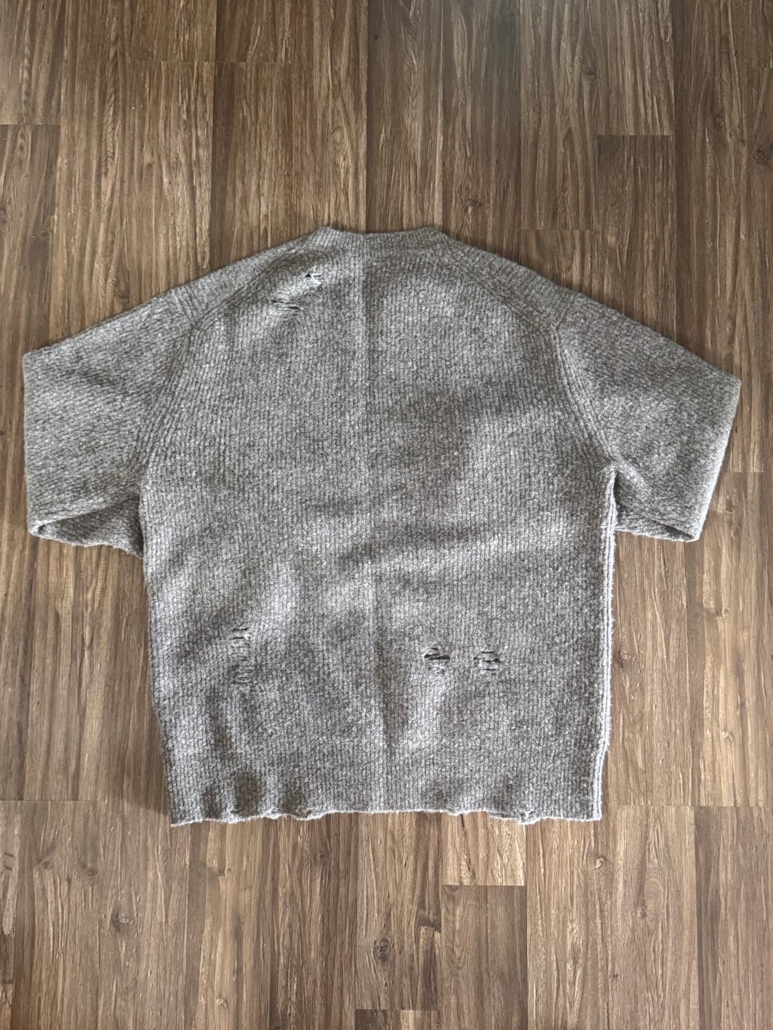 Insilence damaged hairy knit brown 상품이미지5