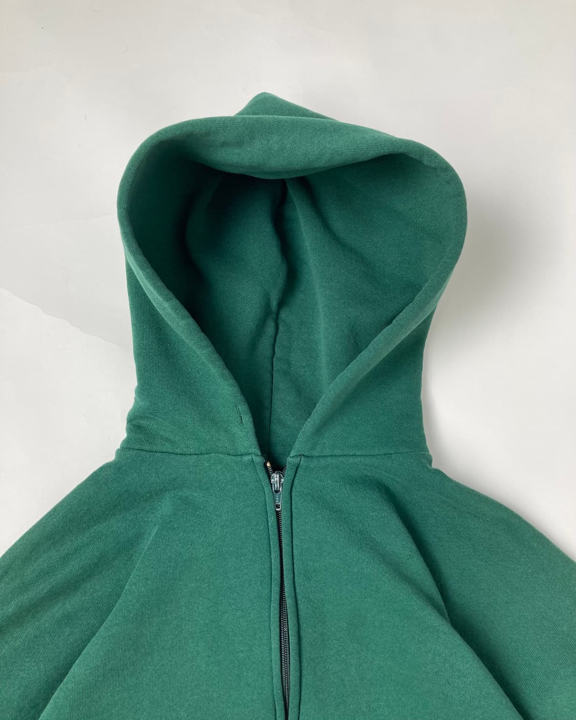 90s Russell Zip Up Hoodie (green) 상품이미지6