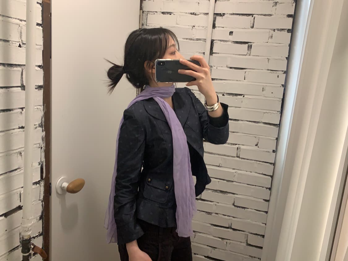 Purple Elle scarf 상품이미지4