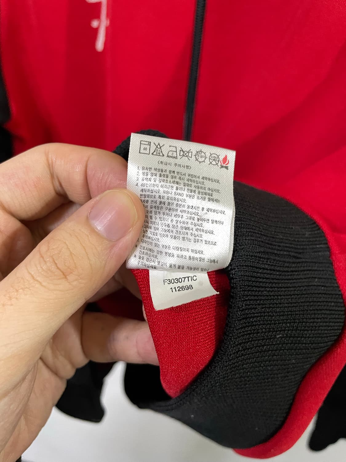 나이키 맨유03 져지 초희귀 100 블랙 레드 맨체스터 유나이티드 상품이미지9