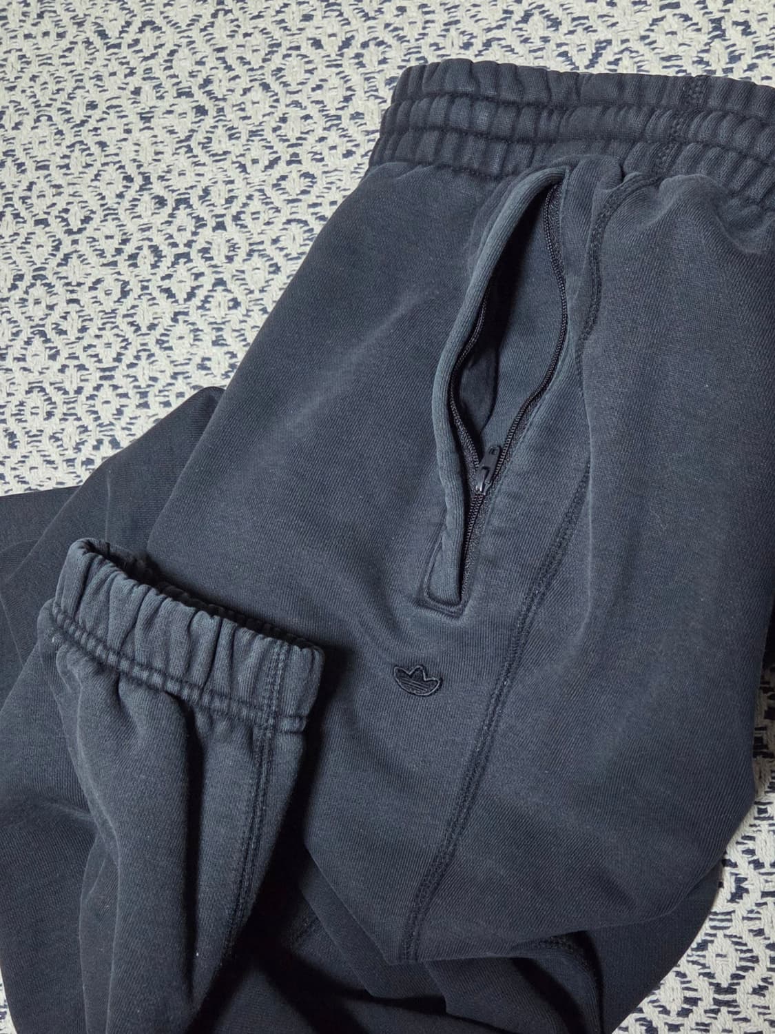 아디다스 블랙로고 피그먼트 스웻 조거 팬츠 M(30~34) 상품이미지1