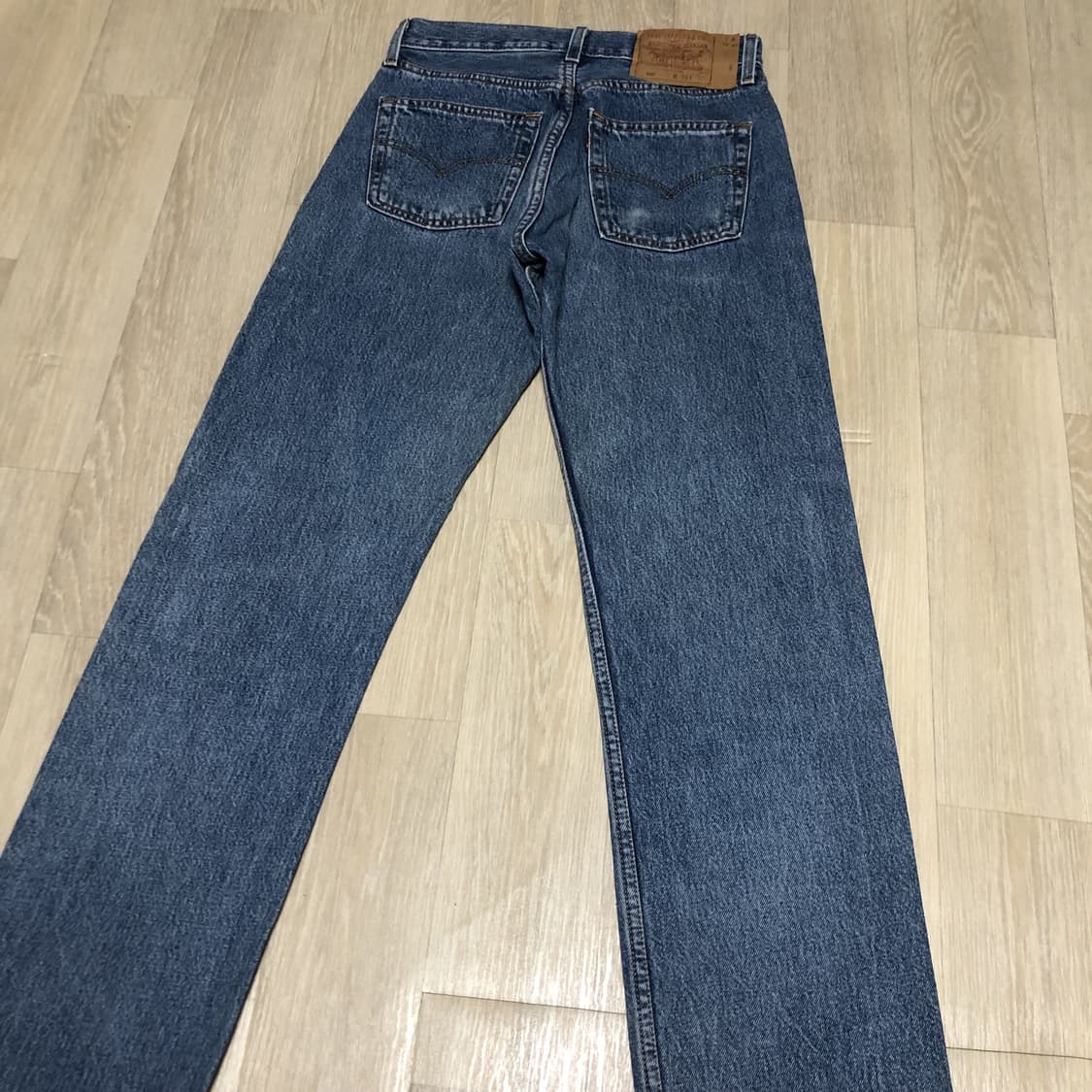 (27) 00's 리바이스 Levi's 501 스트레이트핏 연청 데님 상품이미지8
