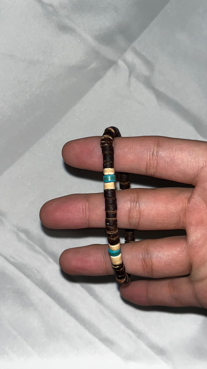 컬러풀 우드팔찌 상품이미지1