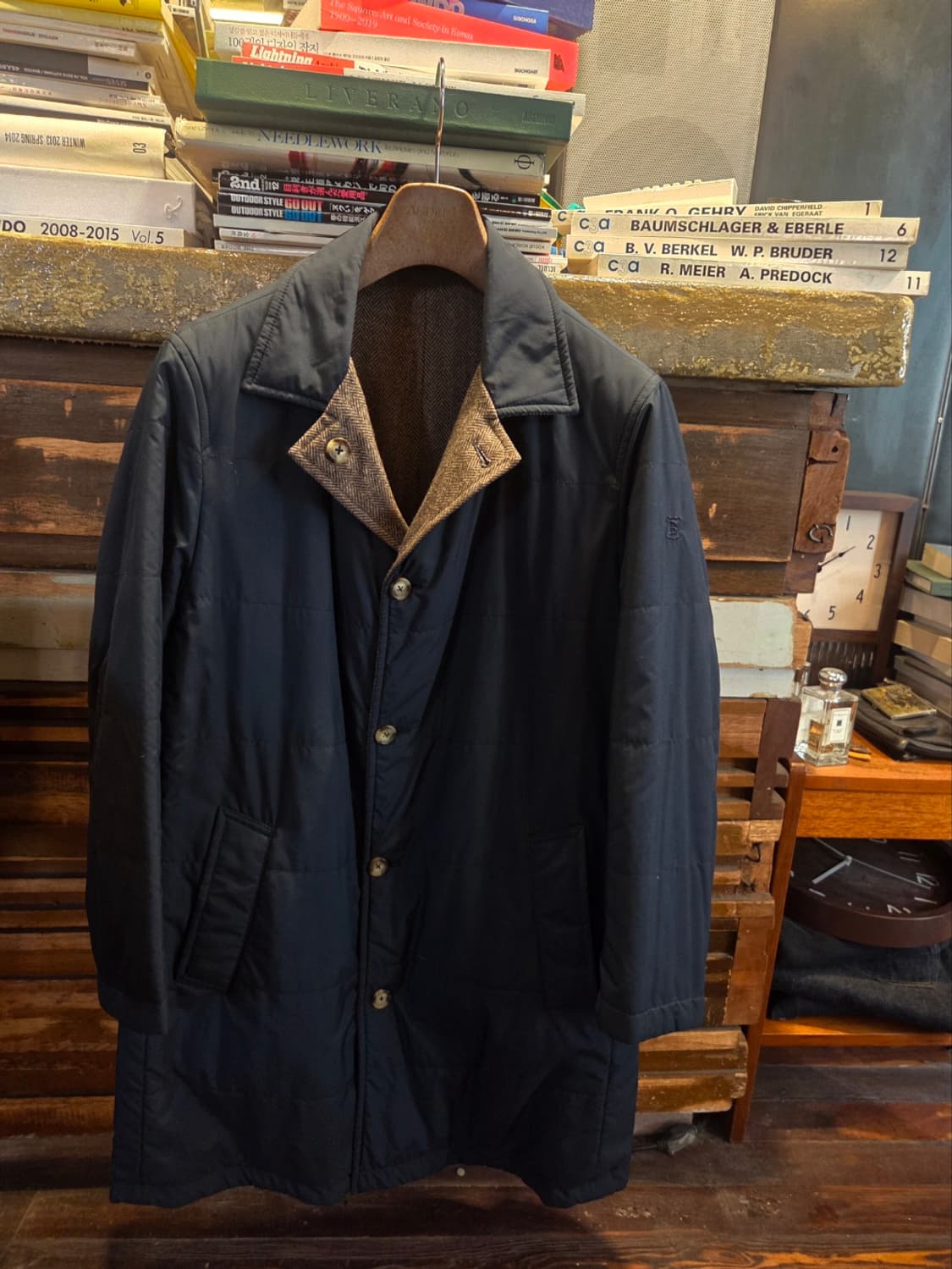 이탈리아 브랜드 브루이어 리버시블 코트 상품이미지6