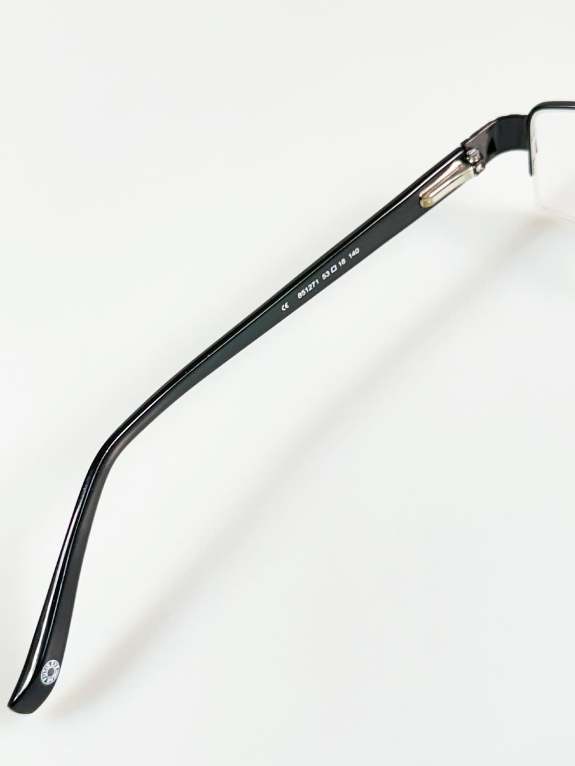 90s FUTIS 반무테 스퀘어 메탈 빈티지 안경 상품이미지7