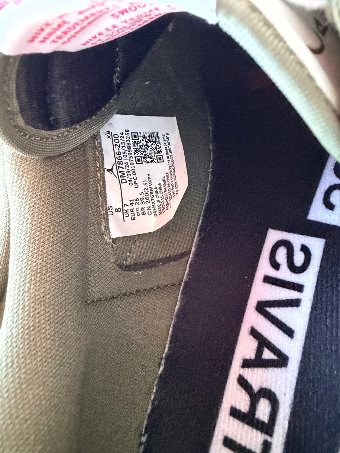 나이키 조던 1x 트래비스 스캇 레트로 로우 OG SP 리버스 상품이미지7