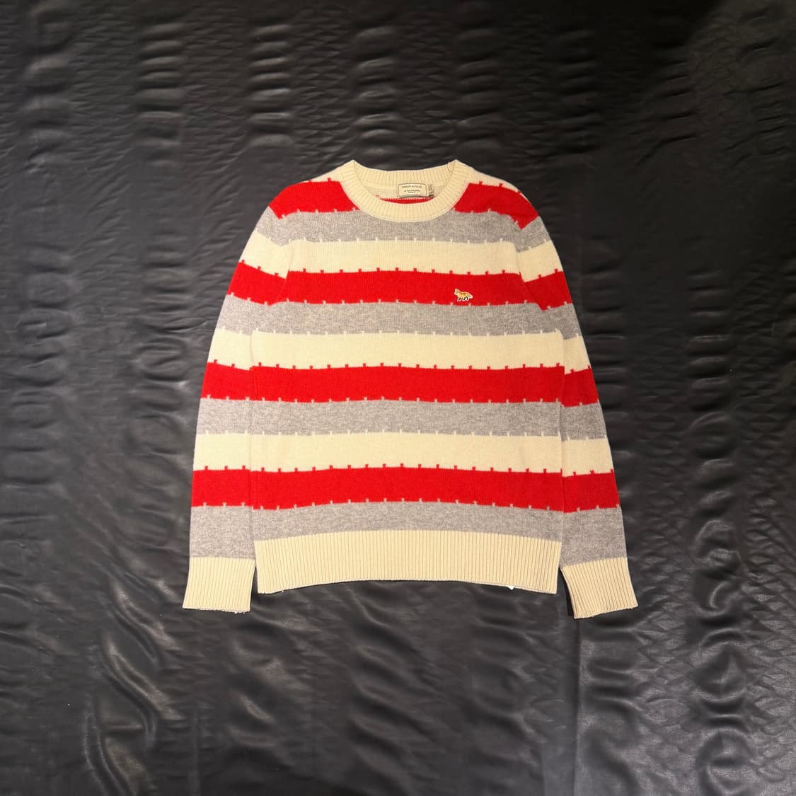 메종키츠네 스트라이프 니트 상품이미지1