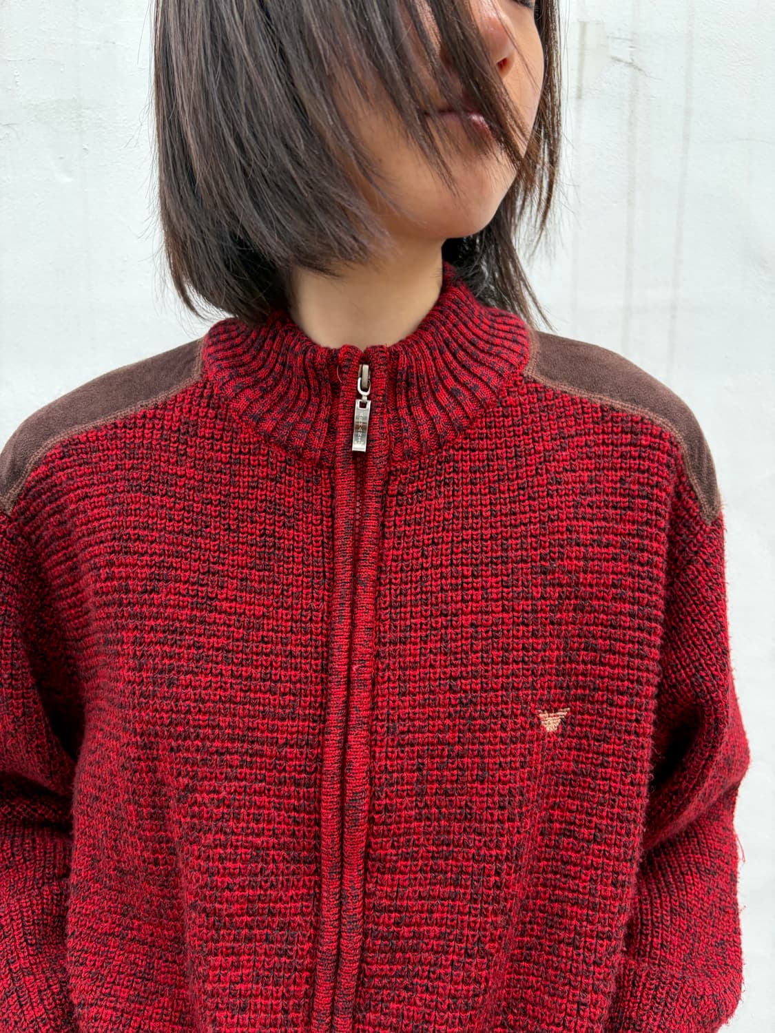 Emporio Armani 니트 집업 점퍼 L 상품이미지3