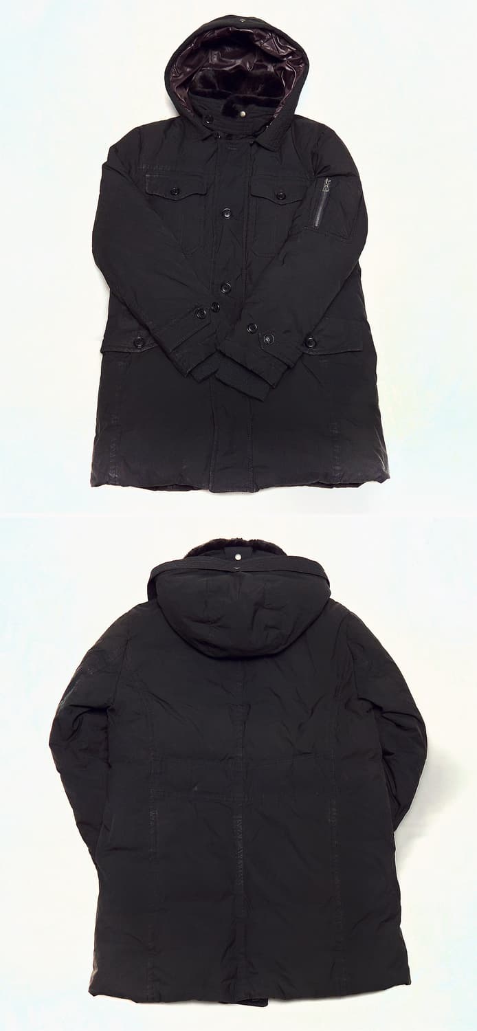 시리즈 (series) 맥켄지 모피카라 구스다운 야상패딩 자켓 (100) 상품이미지3