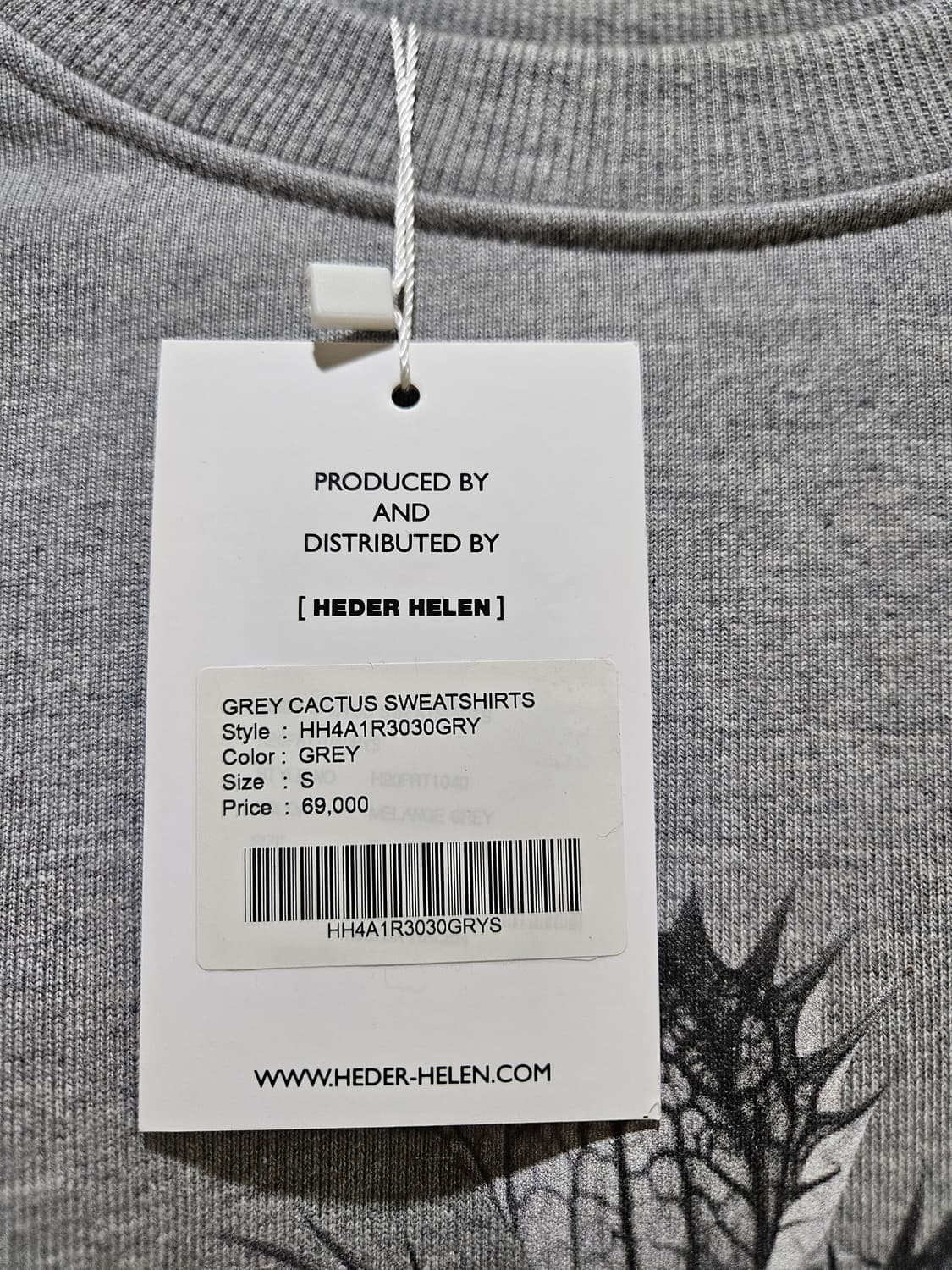 (새상품) 헤더헬렌 스웻셔츠 상품이미지2