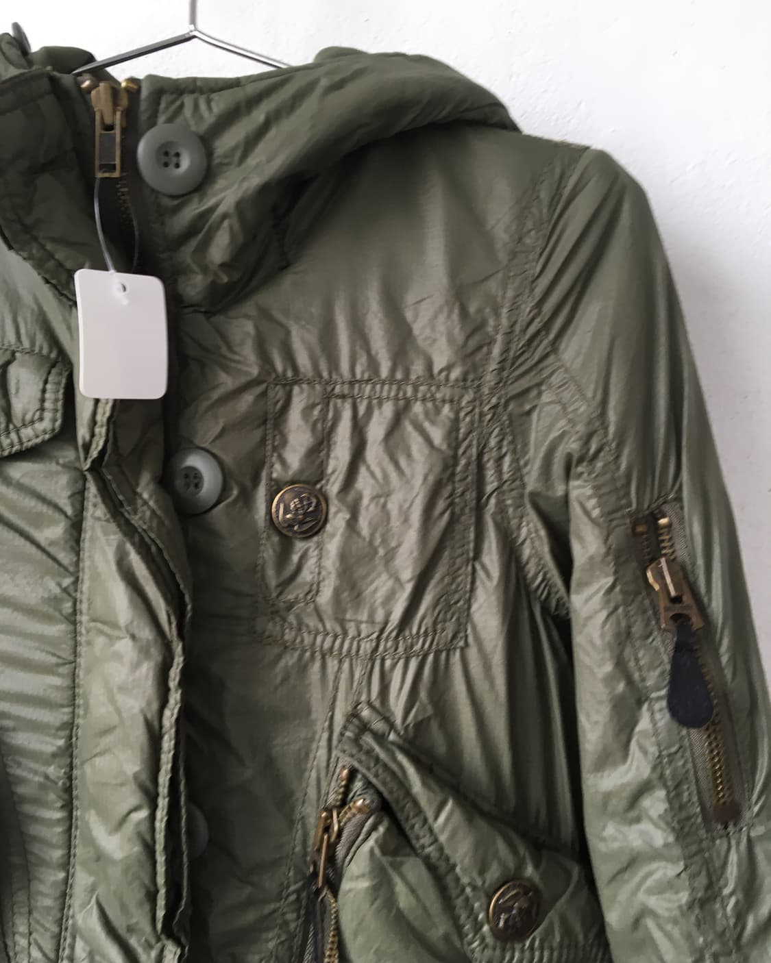 Moussy high neck hood jacket 상품이미지4