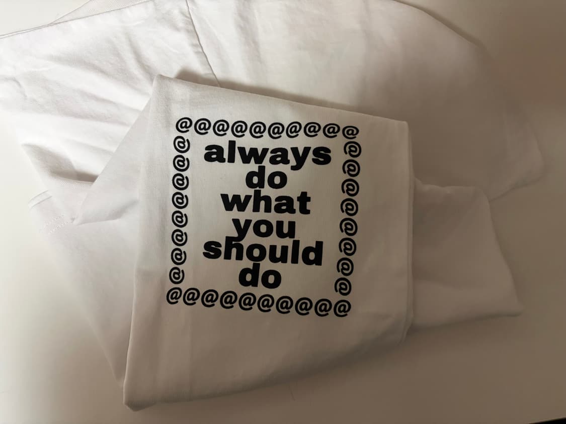 always do what you should do 반팔 M 상품이미지2