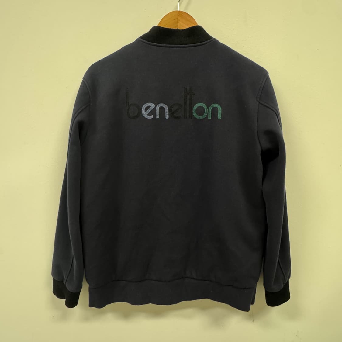 베네통 블루종 점퍼 봄버 스타디움 자켓 L 100 상품이미지2