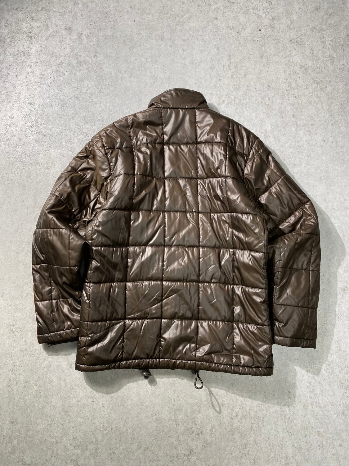 [L] 00s Adidas 아디다스 브라운 경량패딩 자켓 상품이미지6