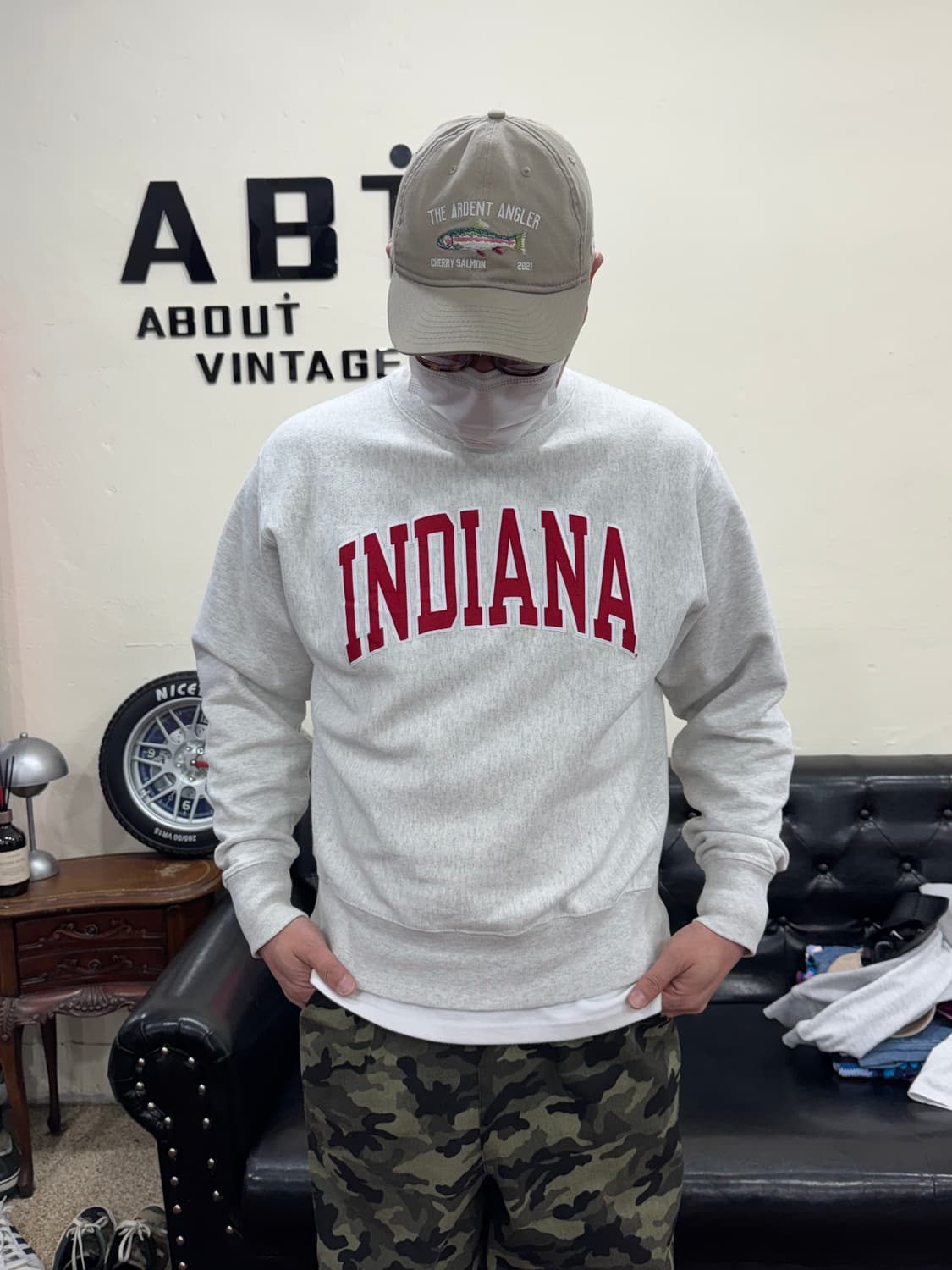 챔피온 인디애나 리버스 위브 스웻셔츠 M 상품이미지1