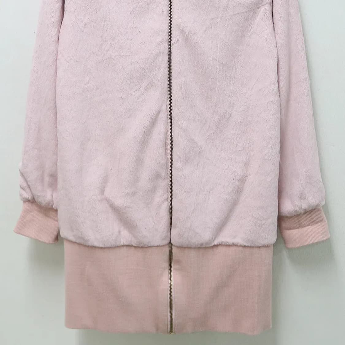 LATINA BY ANAP 핑크 딸기우유 퍼 롱 후드집업 64315 상품이미지4