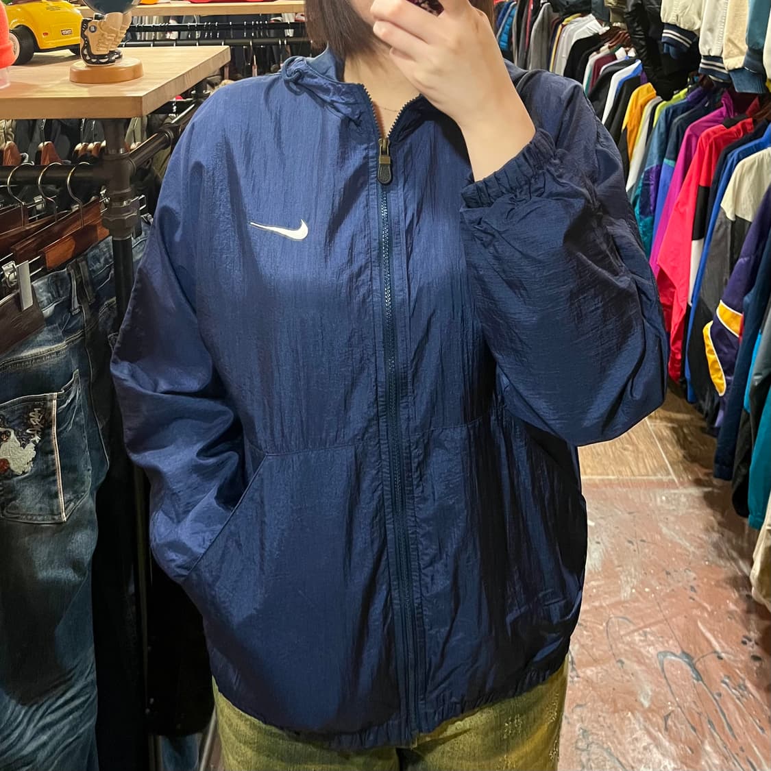 [HI] 나이키 바람막이 네이비 상품이미지1