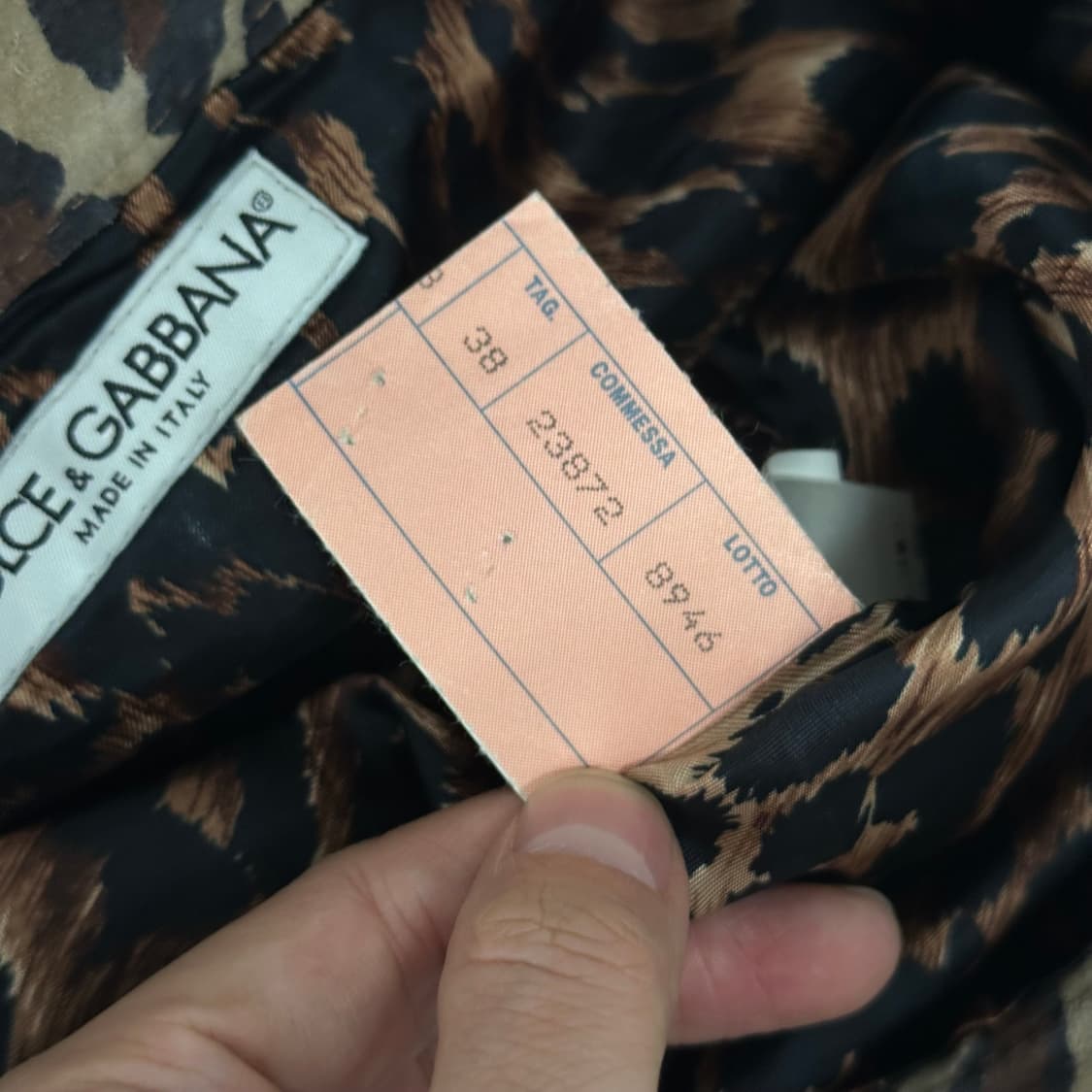 돌체앤가바나 레오파드 베라펠레 가죽 스커트 상품이미지10