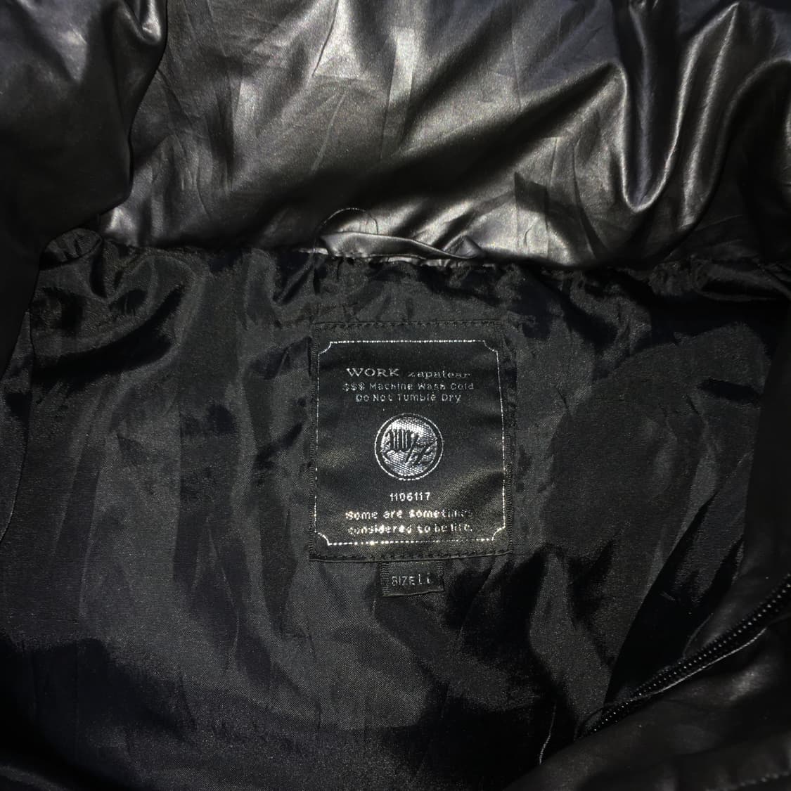 투티/0164 스페이스 그레이 패딩 work zapatear 일본빈티지 상품이미지6