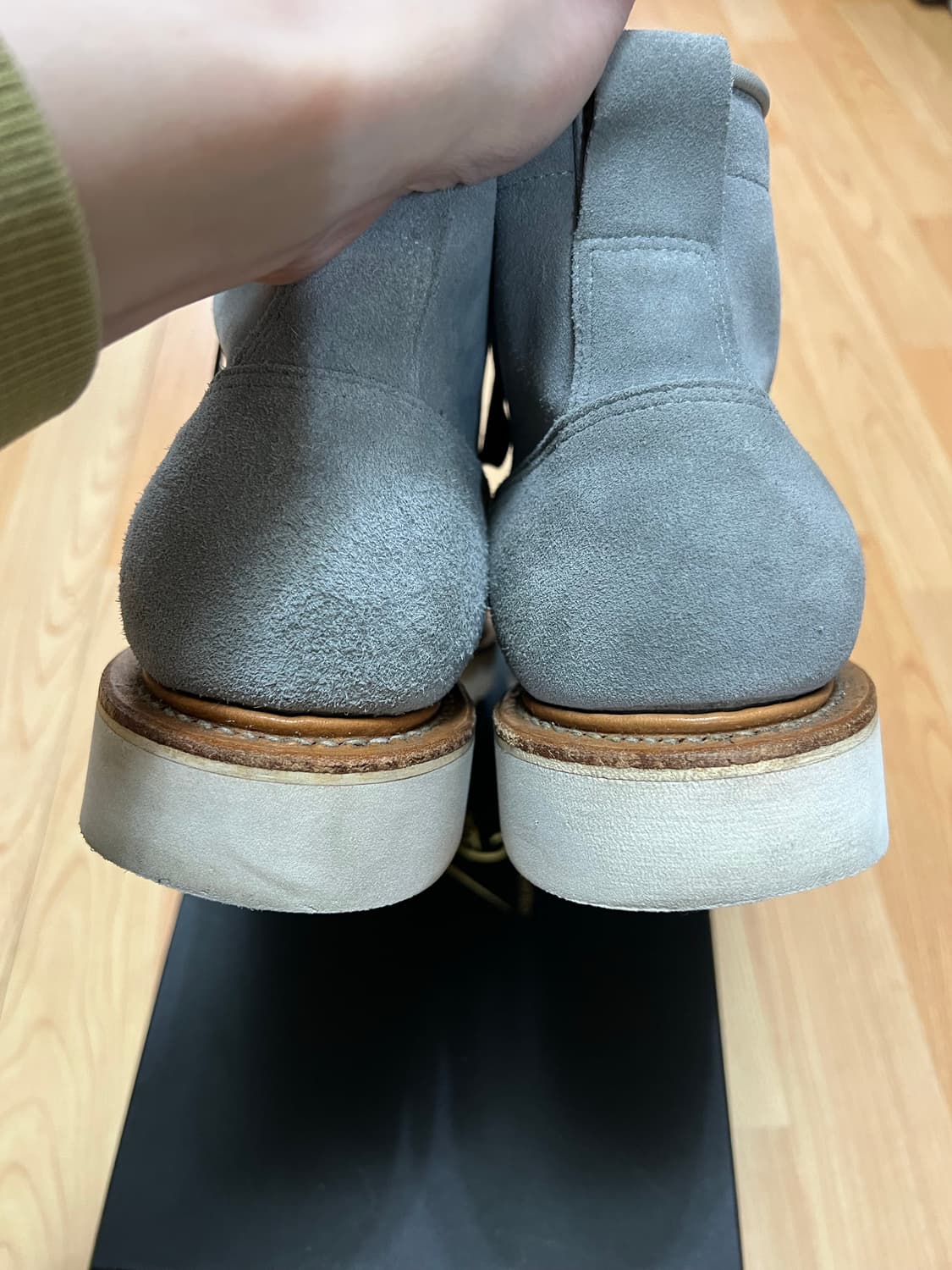 바이버그 스카우트 부츠 그레이 스웨이드 8사이즈  알든 상품이미지5