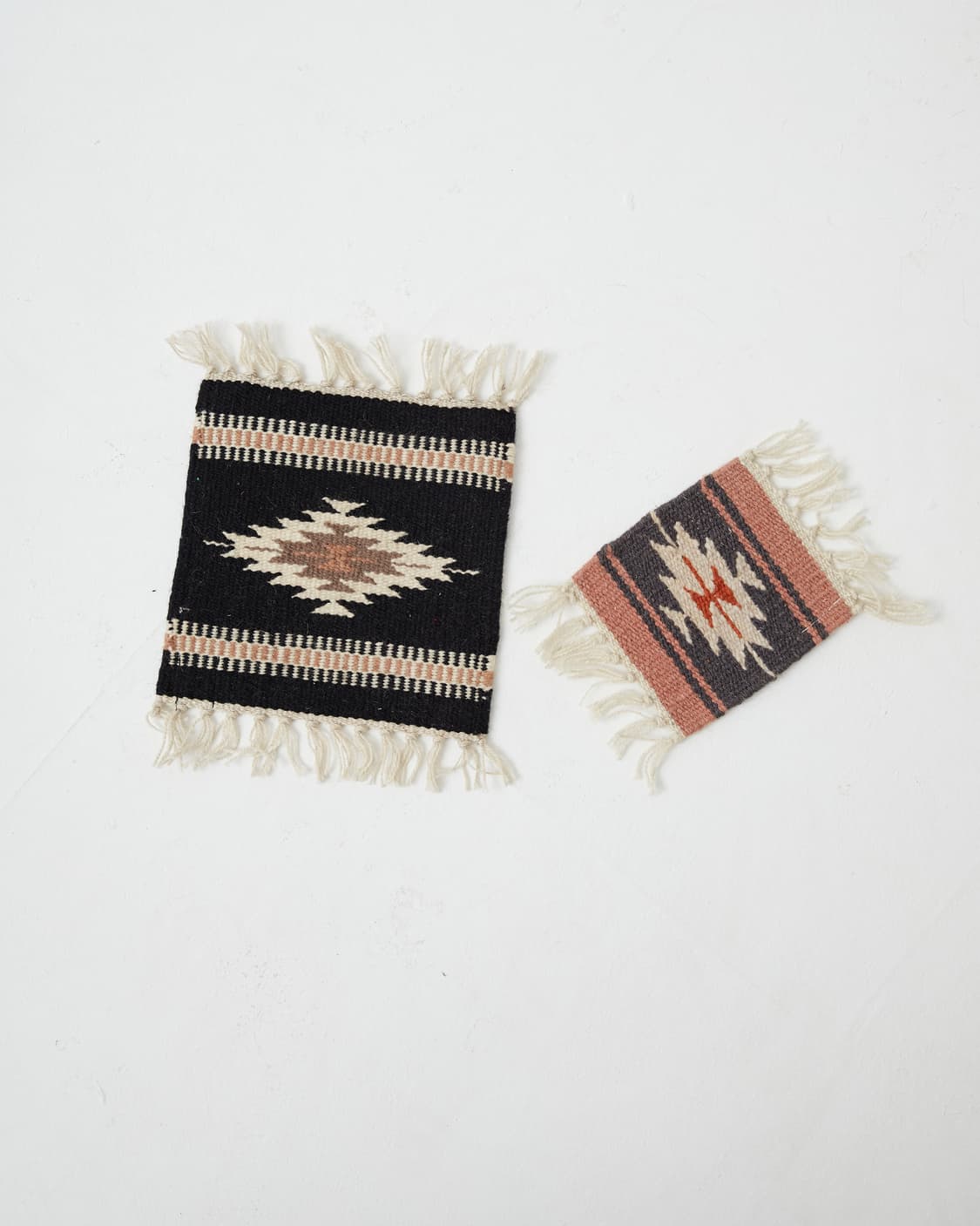 Vintage Indian wool coaster(black) 상품이미지2