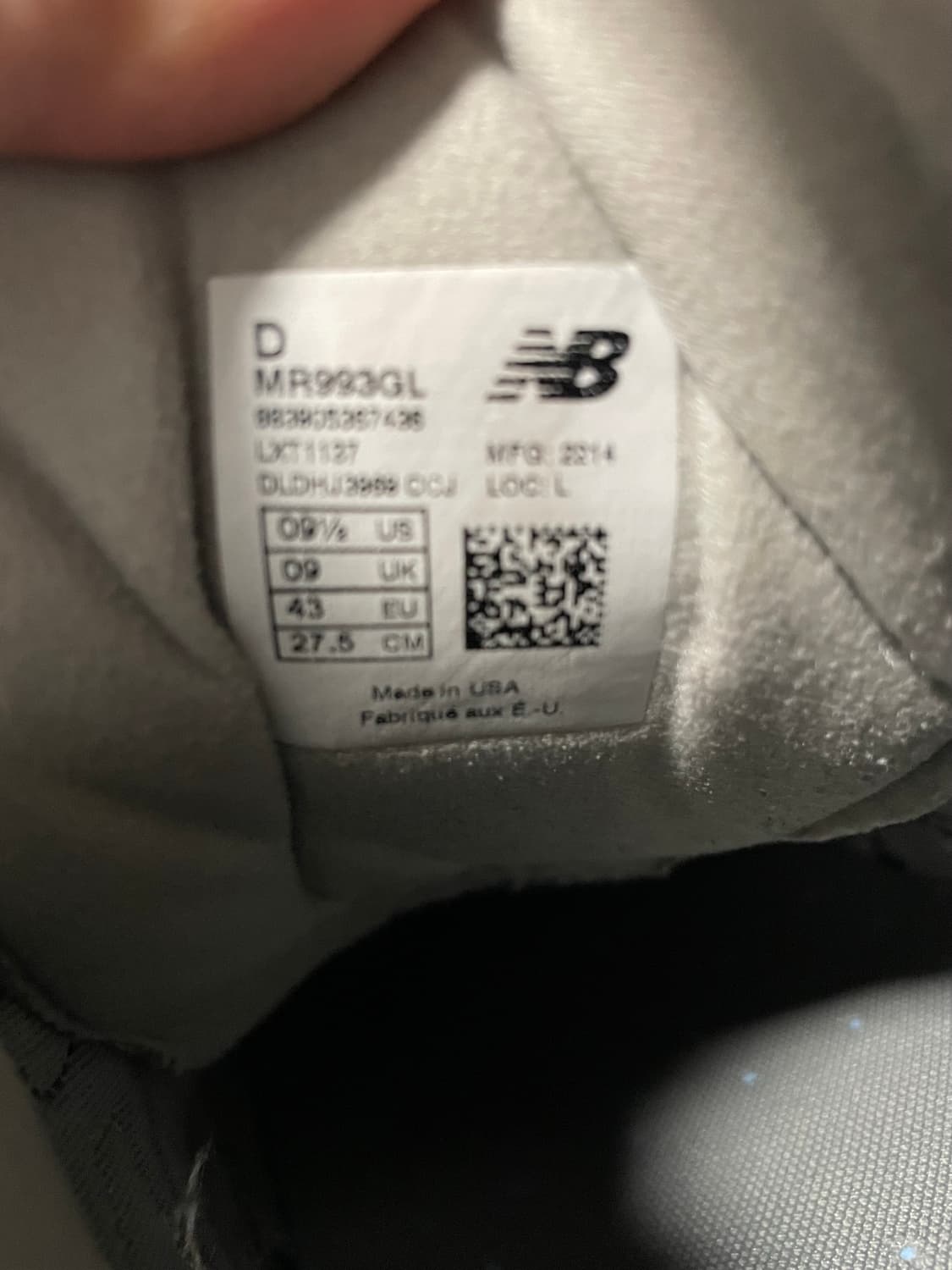 뉴발란스993 상품이미지4