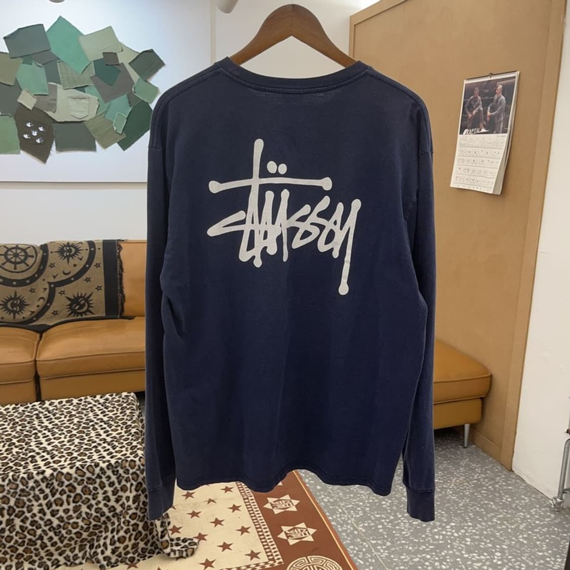 스투시 빈티지 스트릿힙합 백프린팅 롱슬리브 긴팔티 L C08907 상품이미지4