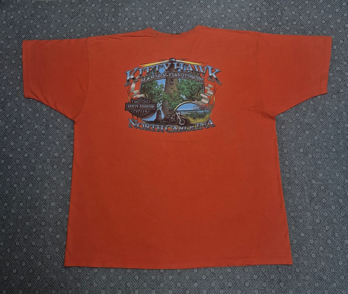 [3XL]00s US made 할리데이비슨 키티호크 딜러샵-A125 상품이미지3