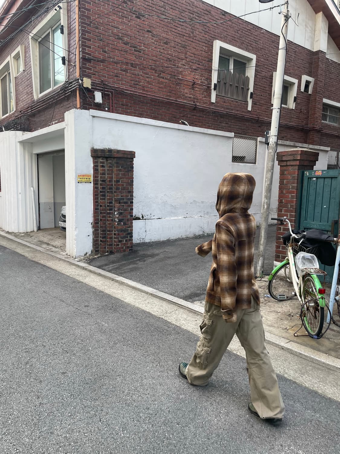 저널 스탠다드 옴브레 울 하프 코트 상품이미지3