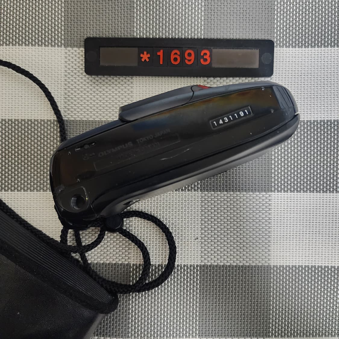 올림푸스 뮤 줌 디럭스 블랙바디 필름카메라 파우치포함 상품이미지5