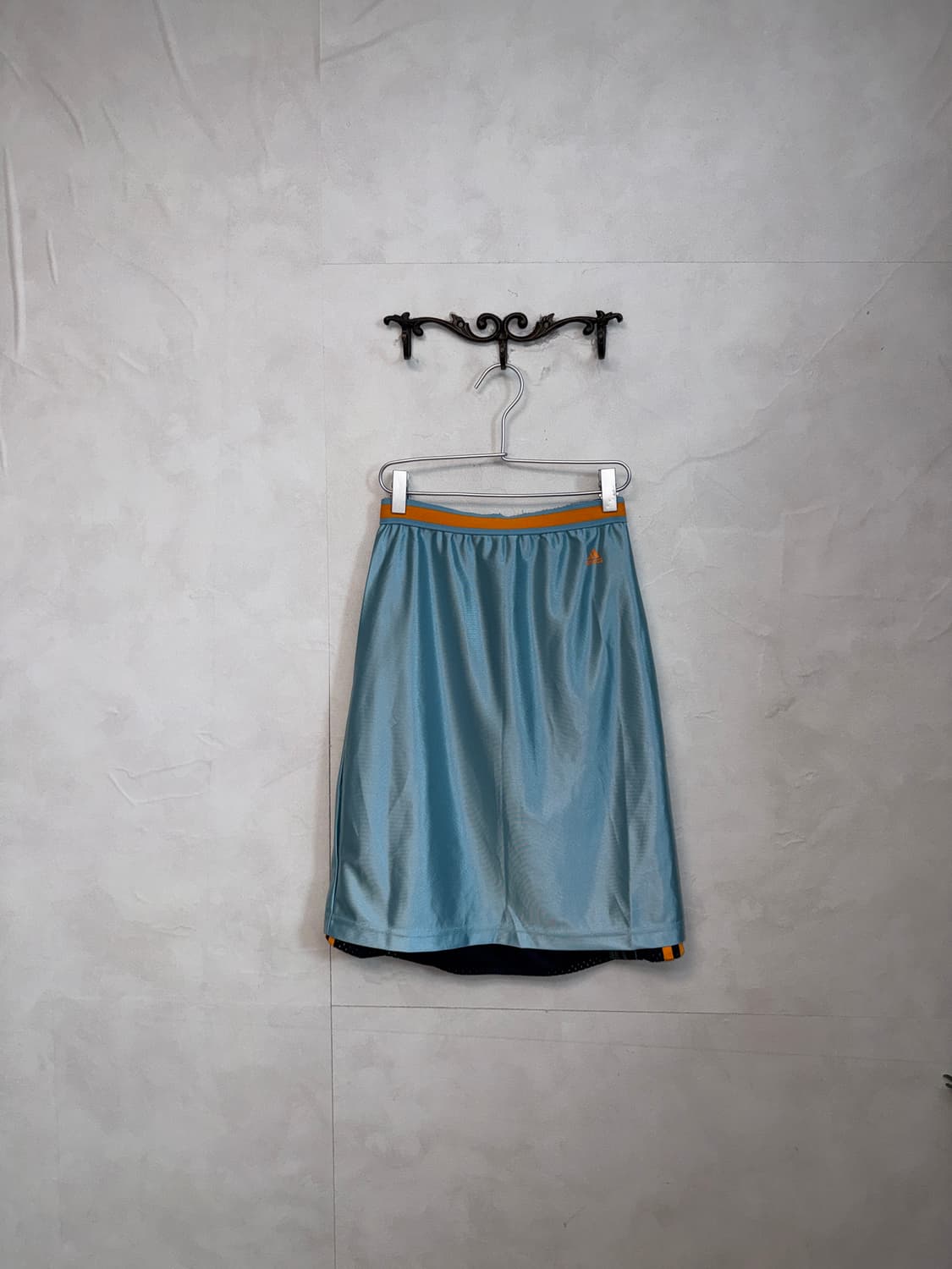 Adidas navy mesh track reversible skirt 상품이미지2