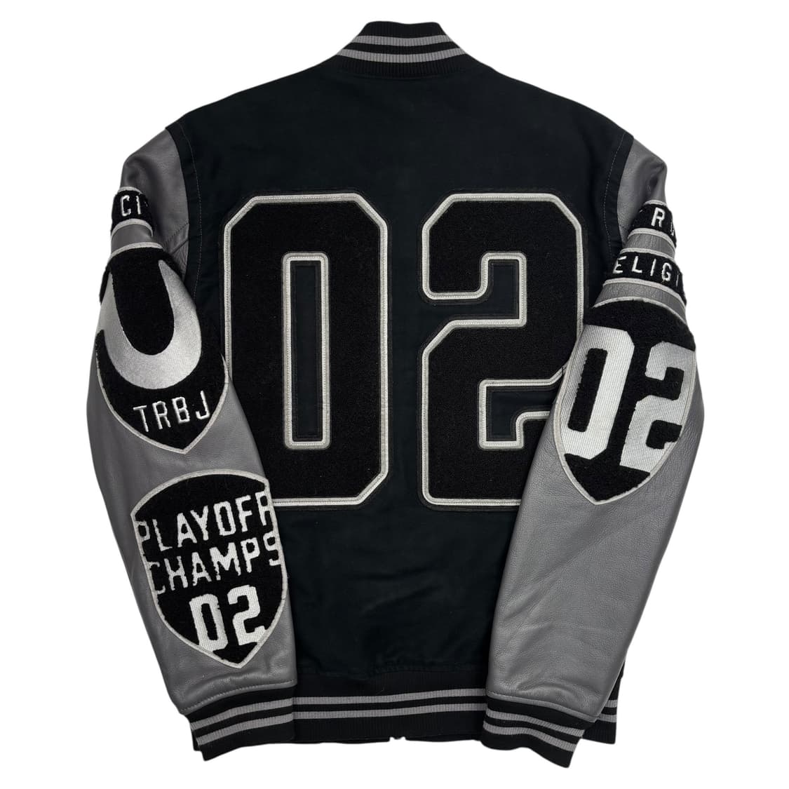 트루 릴리전 몰스킨 레더 바시티 자켓 S 상품이미지4