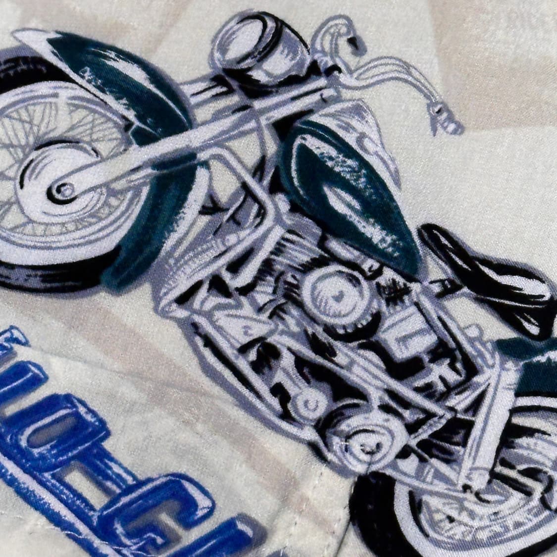 [HARLEY-DAVIDSON] 빈티지 올드 바이크 하와이안 셔츠 상품이미지3