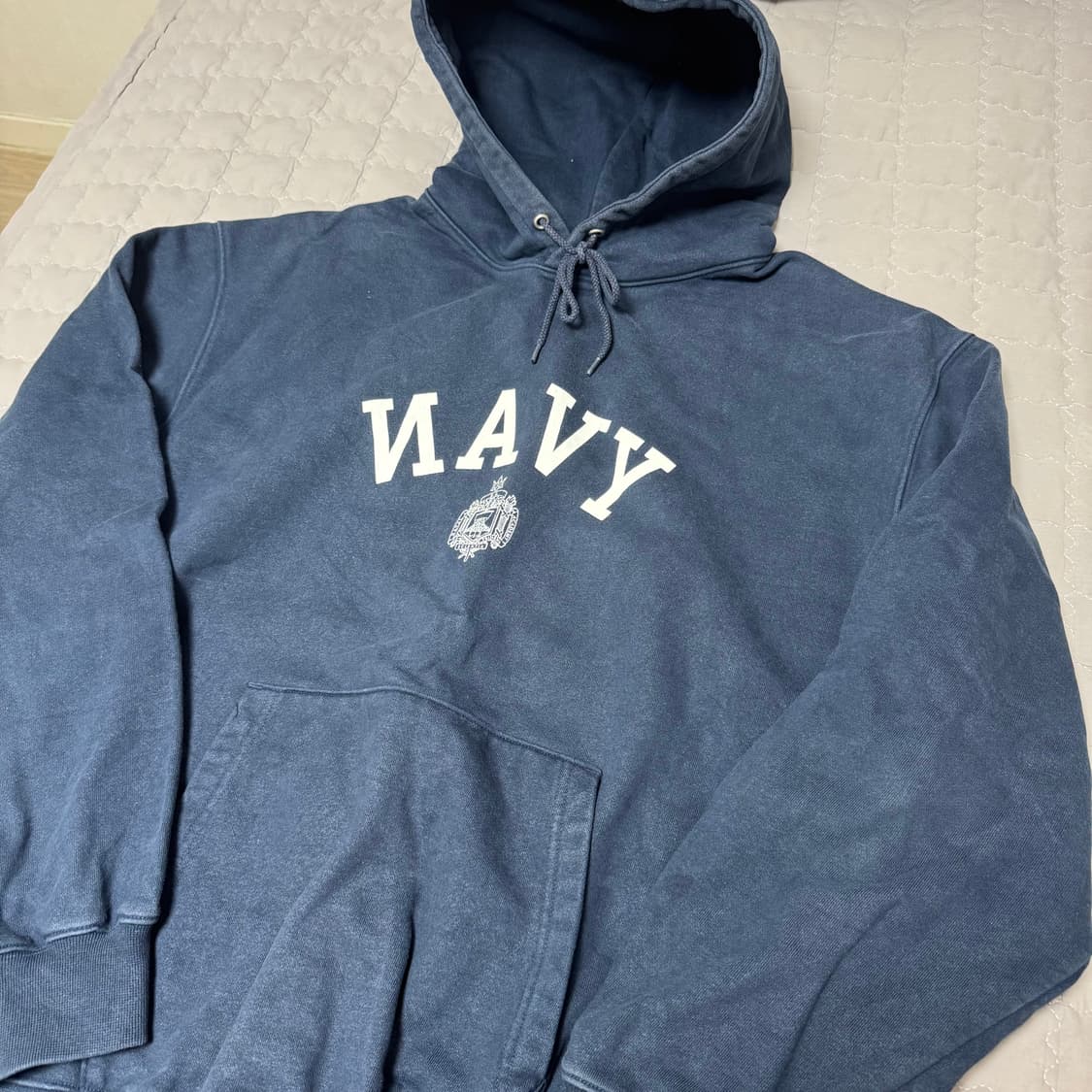 에스피오나지 헤비웨이트 네이비 후드 XL 상품이미지2