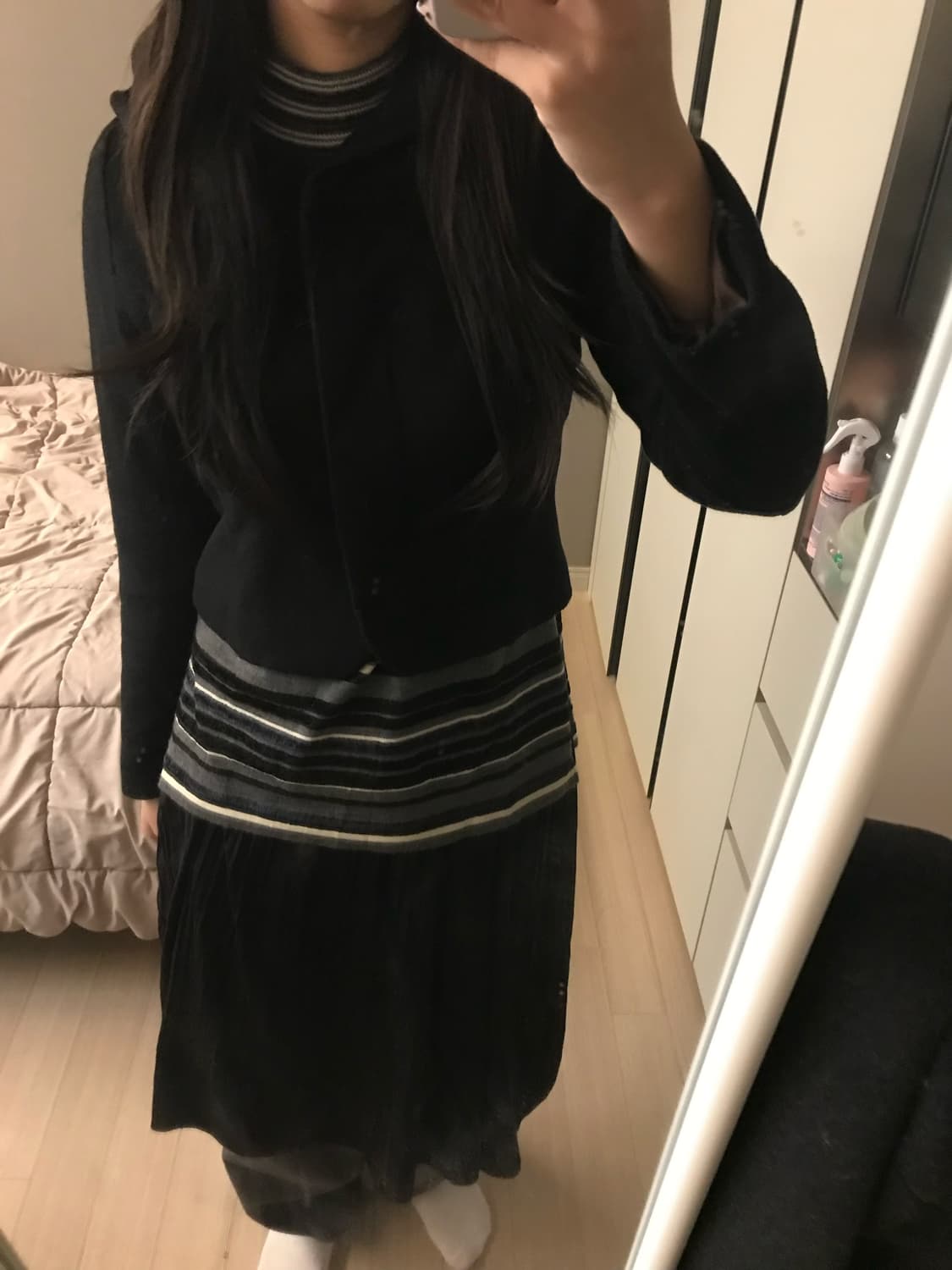 vtg 빅 후디 크롭 자켓 상품이미지1