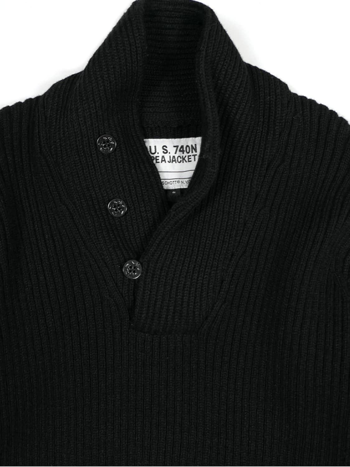 Schott shawl collar knit 상품이미지2