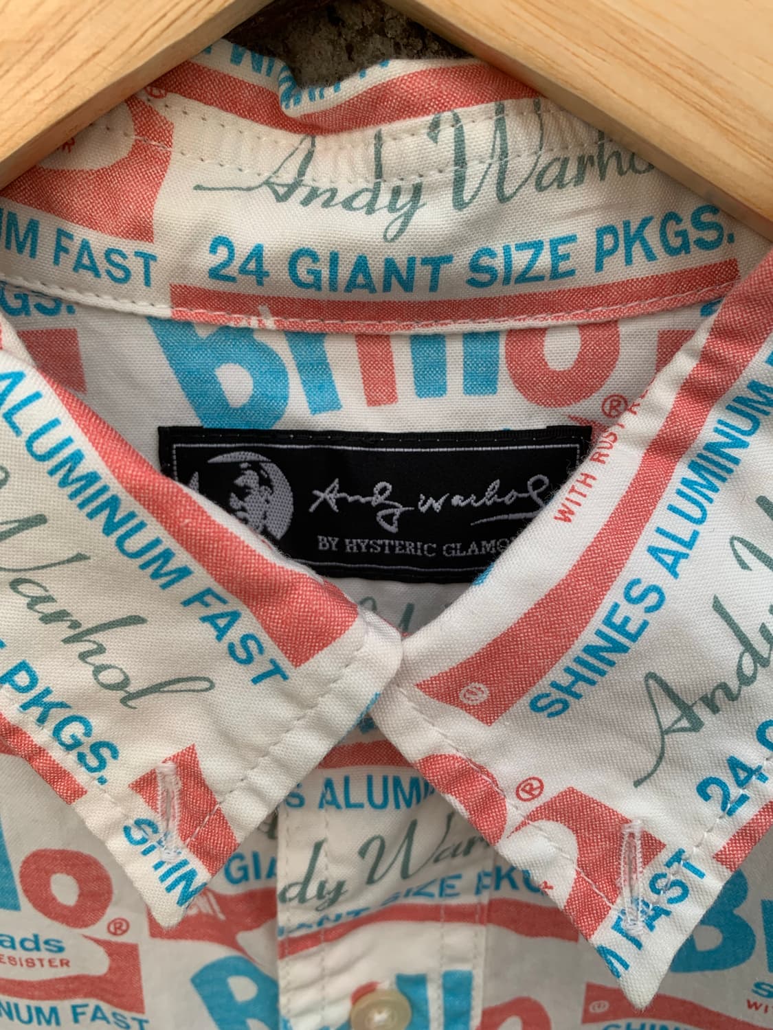 히스테릭 글래머 x 앤디워홀 브릴로 셔츠 상품이미지7