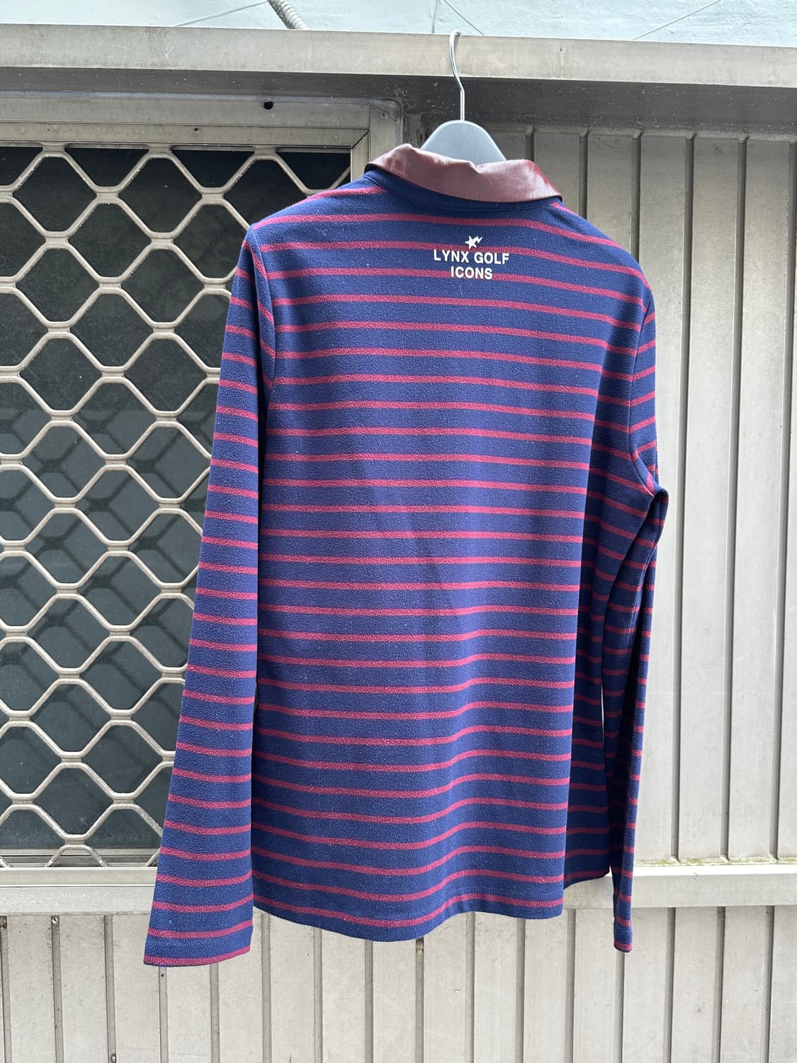 LYNX crown leather collar neck polo 상품이미지6