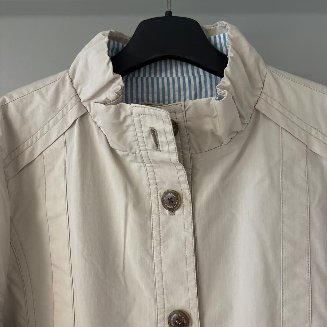 Crocodile beige jacket M 상품이미지2