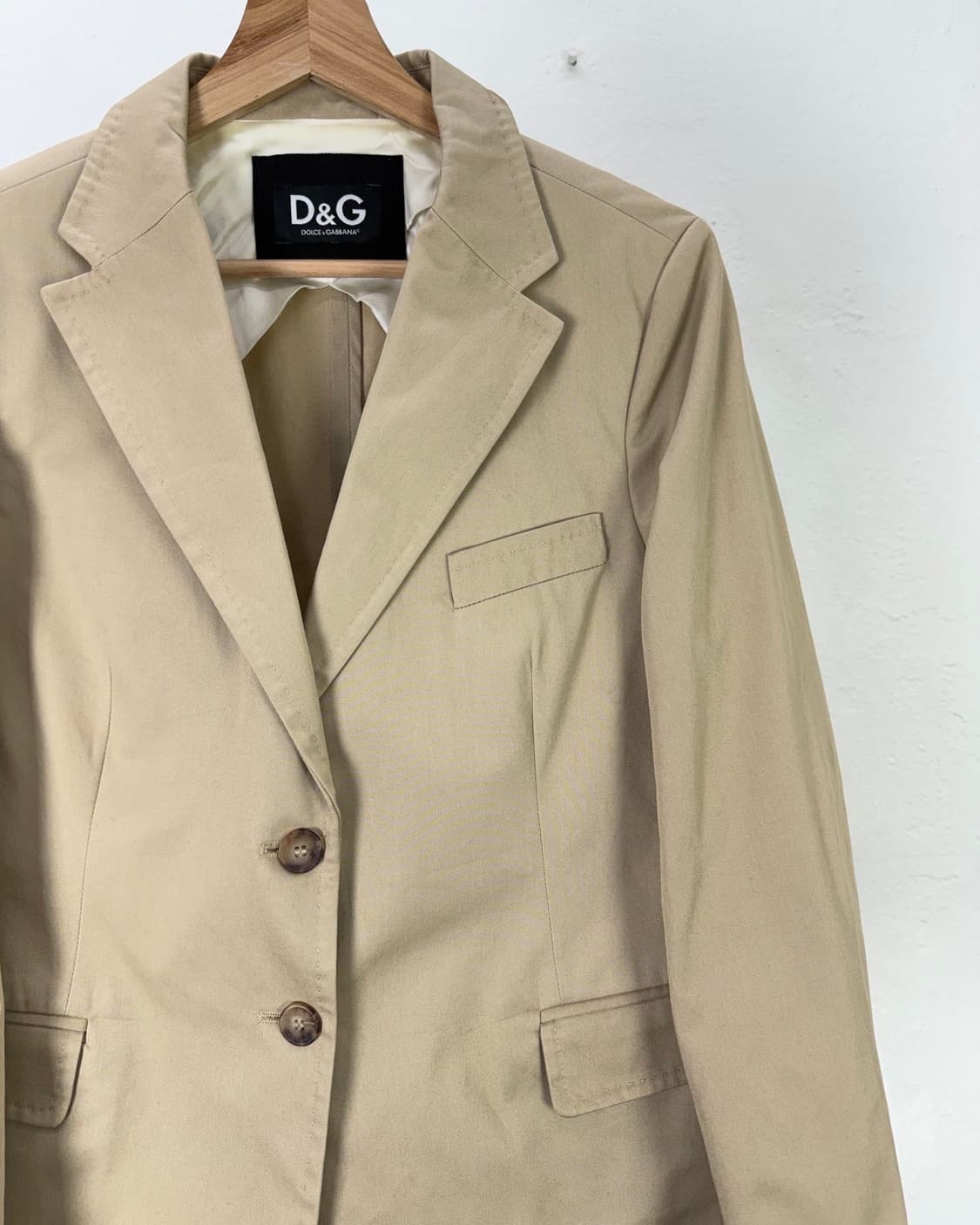 돌체앤가바나 베이지 먼스 2b 크로피 블레이저 자켓 상품이미지3