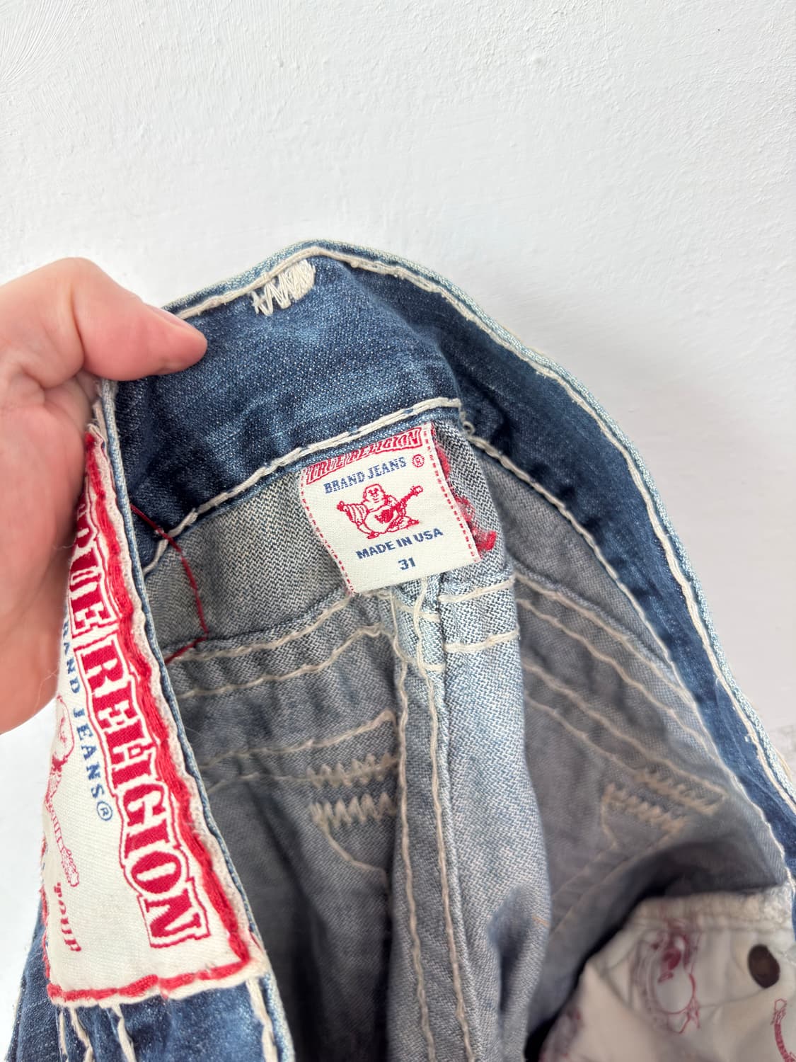 트루릴리젼 조이 수퍼티 로우라이즈 부츠컷 데님팬츠 상품이미지4