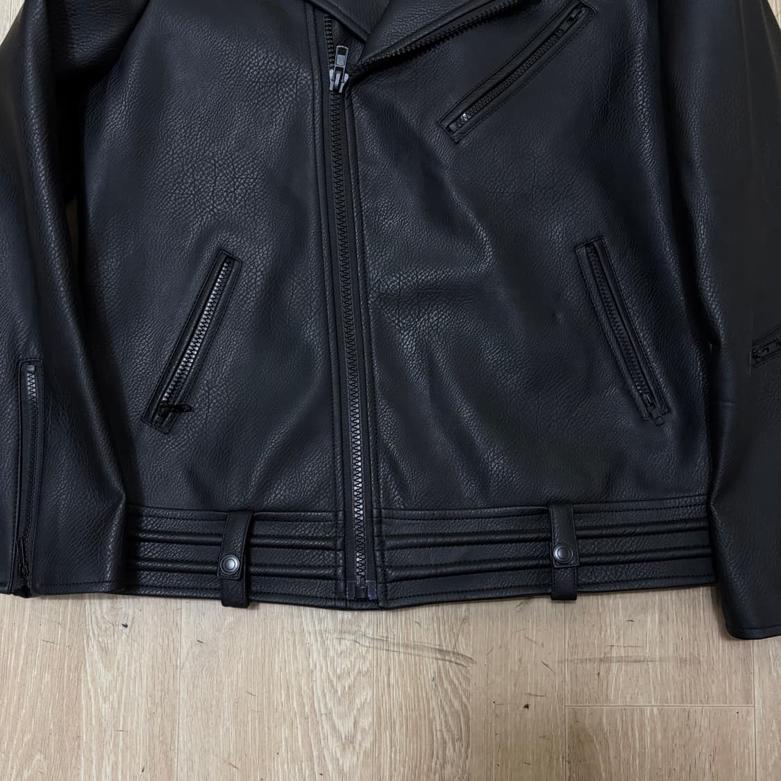 헤비스모커 남성 더블 라이더 가죽자켓 XL/105  상품이미지3