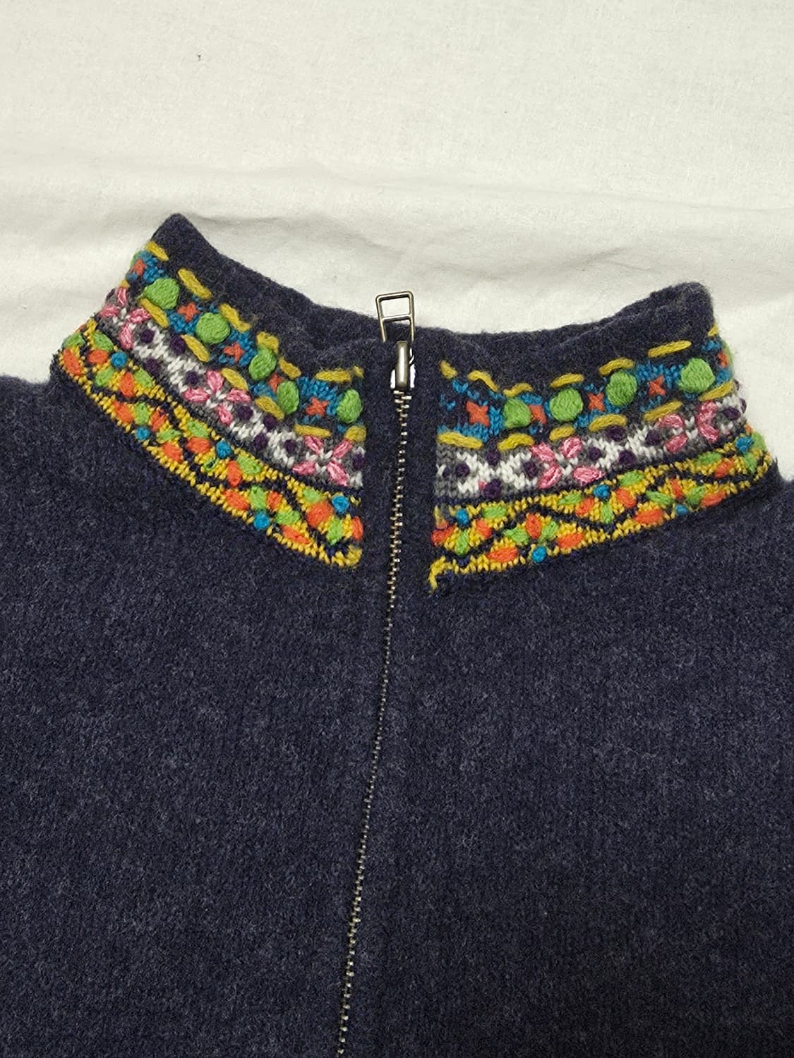 에스닉 보헤미안 모리걸 일본빈티지 니트 원피스 상품이미지5