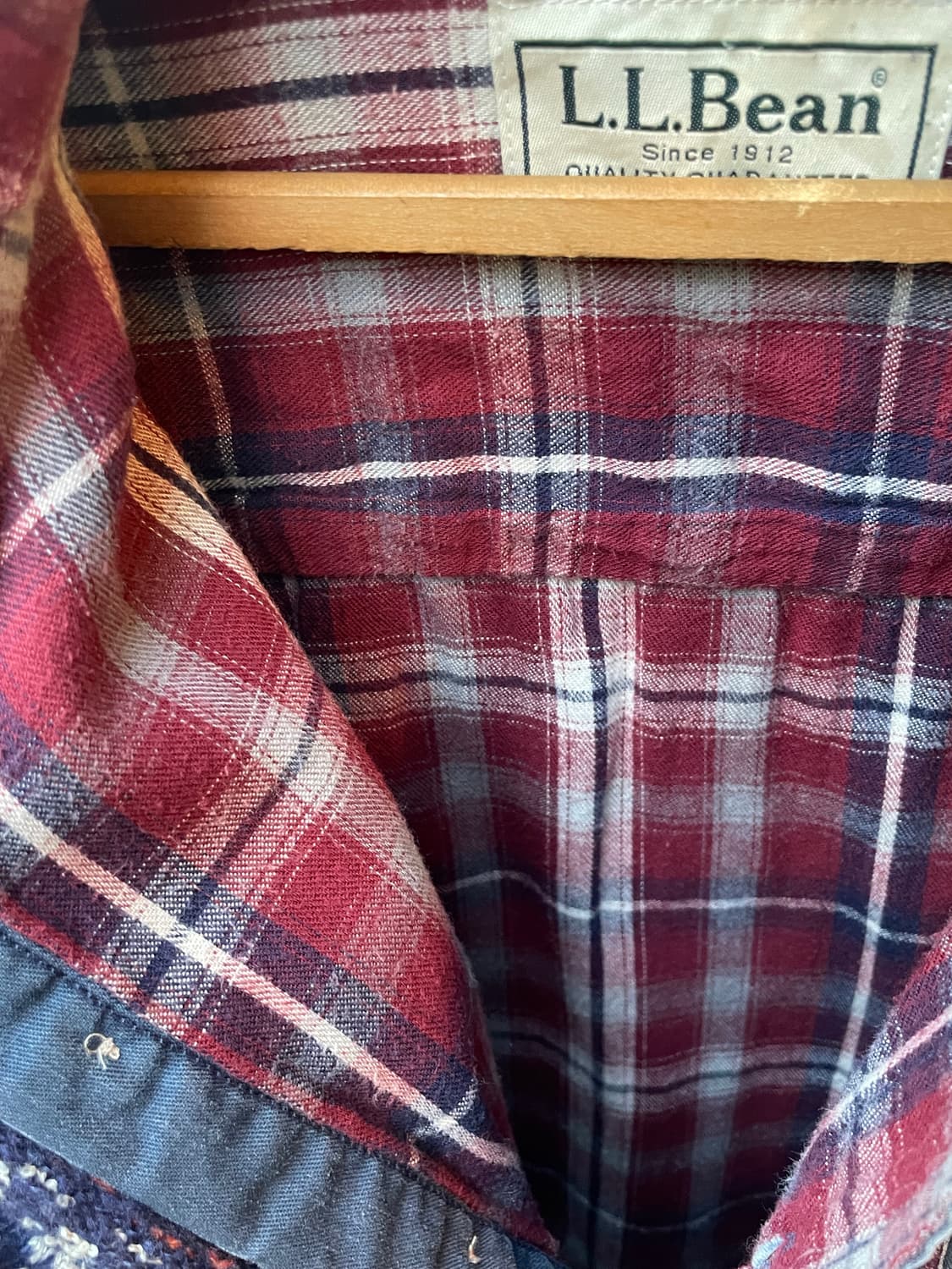 90-00s L.L.Bean Heavy Cotton Shirt 상품이미지4