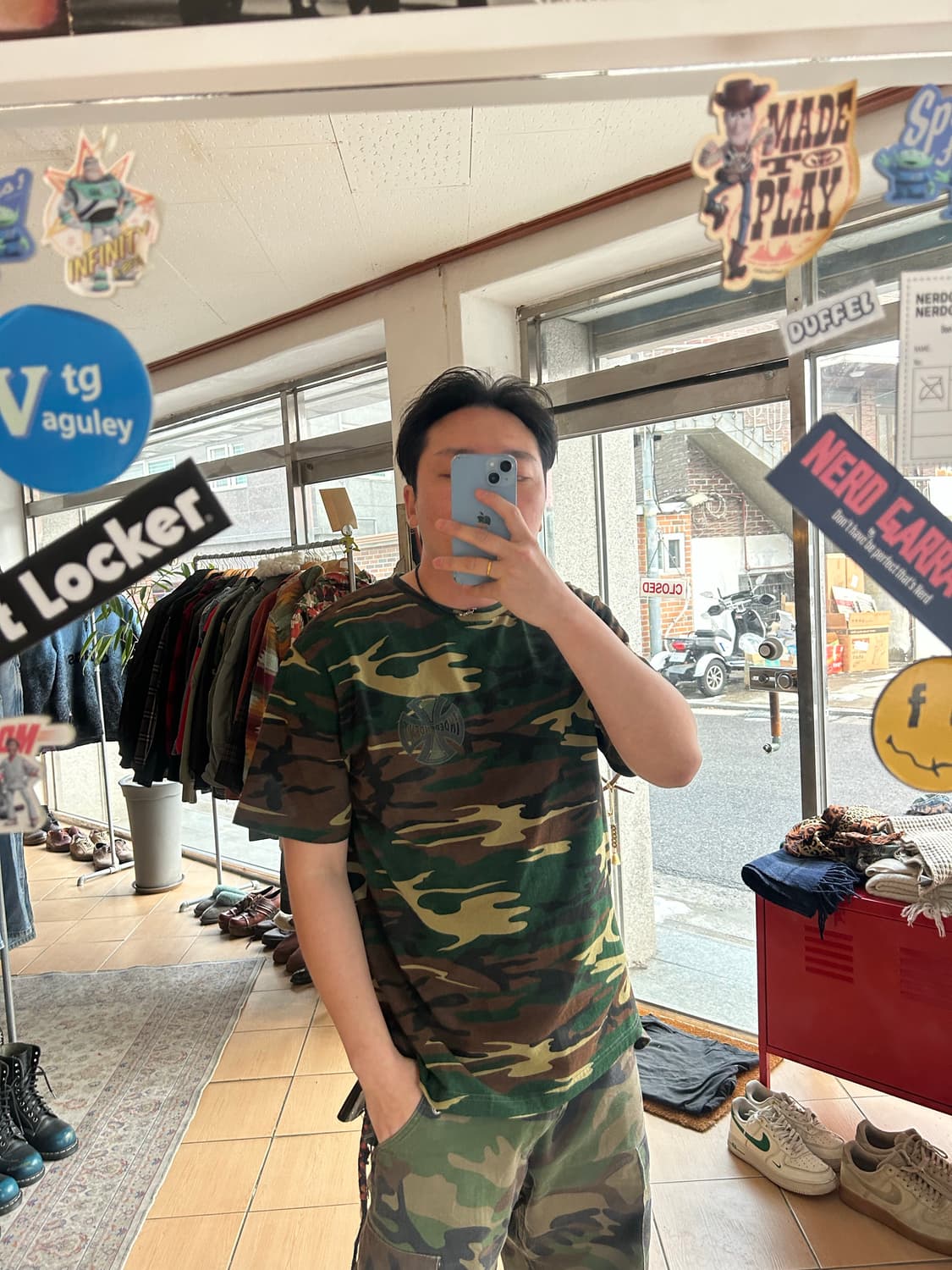 90’s 인디펜던트트럭 카모티셔츠 상품이미지7