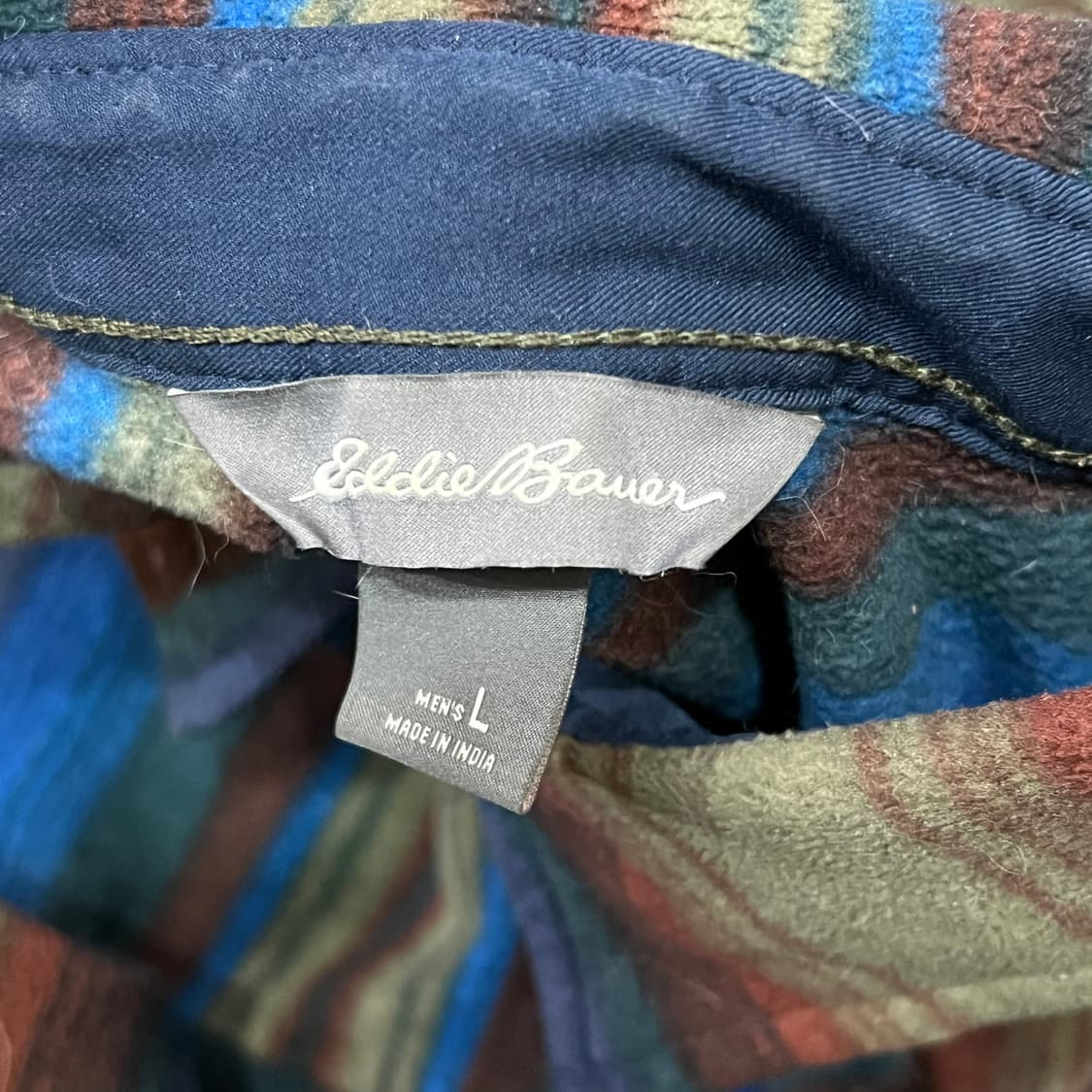  에디바우어 스트라이프 플리스 셔츠 y14613 상품이미지5