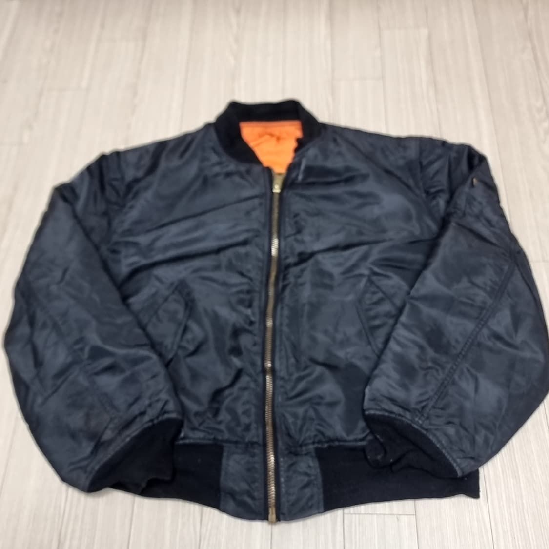 알파인더스트리 블랙 MA-1 항공 점퍼(레어한 xxl) 상품이미지1