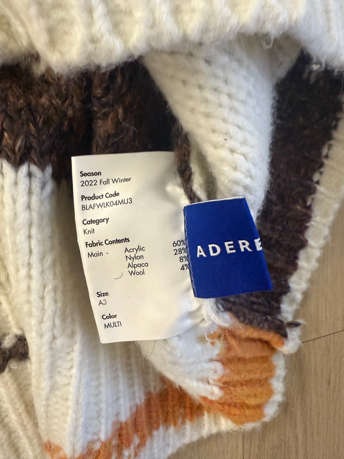 아더에러 오버핏 니트 상품이미지2