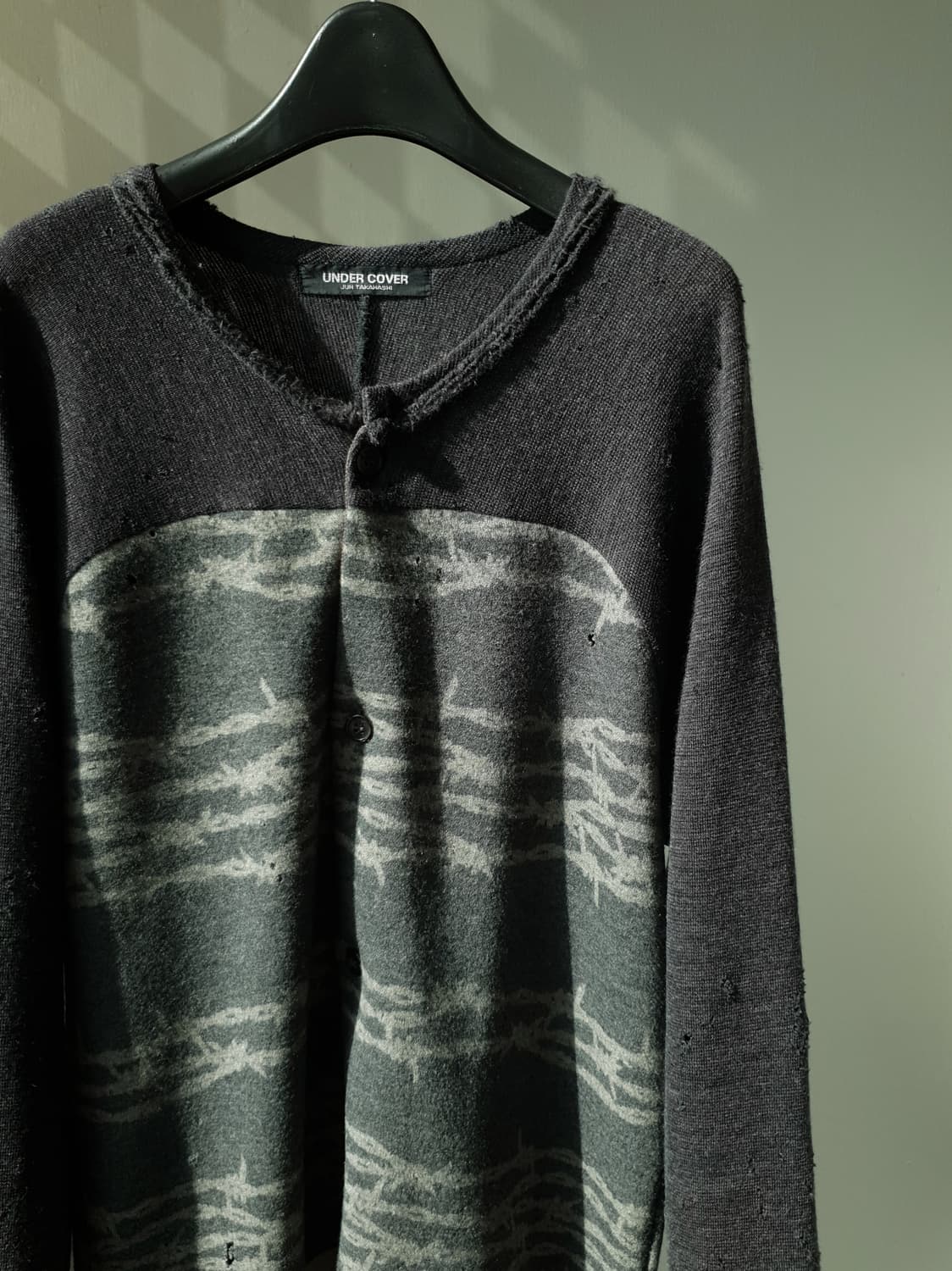 96-97 Undercover wire print cardigan 상품이미지5