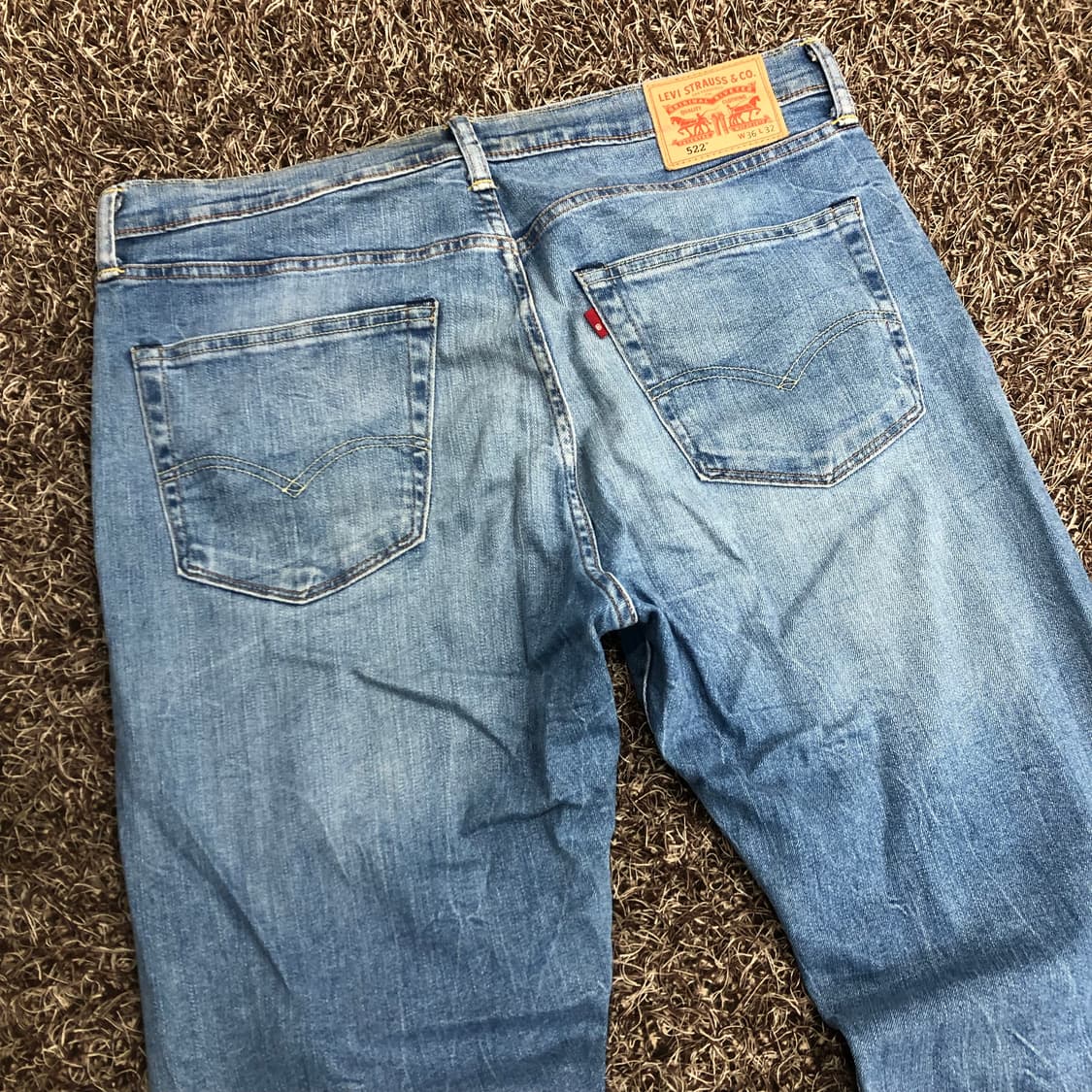리바이스 522 워싱 데님 팬츠 청바지 상품이미지6